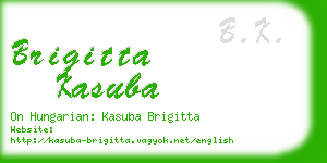 brigitta kasuba business card
